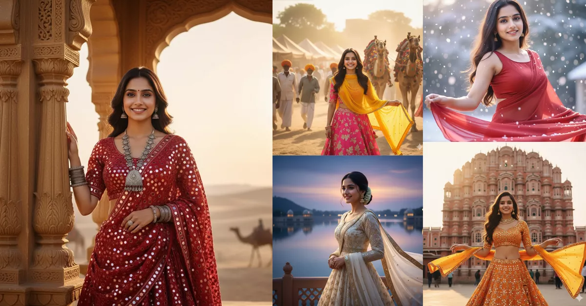 AI Prompts - A Cinematic AI Prompts 10 Stunning Gemini AI Prompts For Girls Inspired By Rajasthan’s Royal Culture