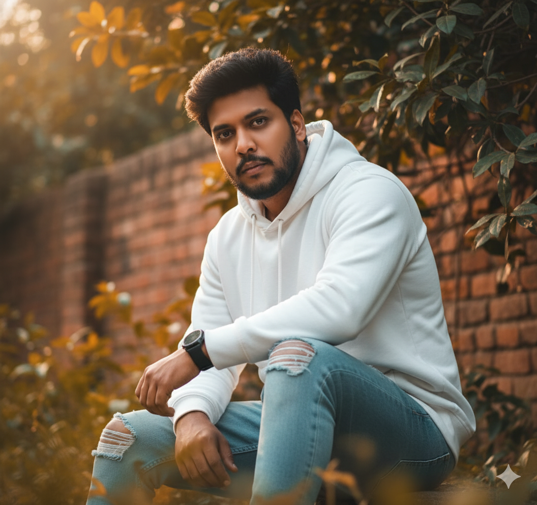 Autumn Hoodie Street Style Nano Banana Gemini AI Prompt Autumn Hoodie Street Style Nano Banana Gemini AI Prompt