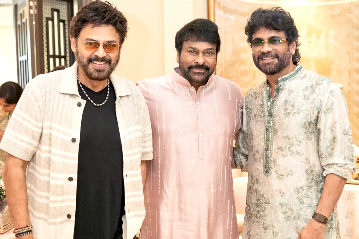 Chiranjeevi Diwali Celebrations Chiranjeevi Diwali Celebrations