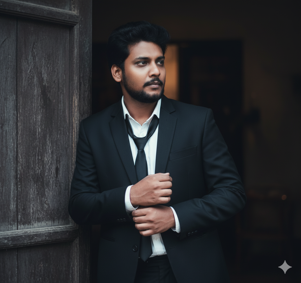 Cinematic Sophistication The Reflective Gentleman