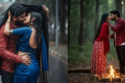 Kissing Girlfriend Photo Editing Prompts For Google Gemini AI Prompts