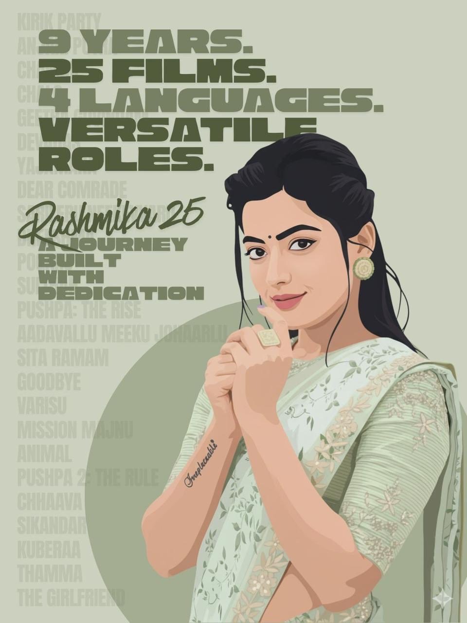 Rashmika Mandanna 9 Years In Film Industry Rashmika Mandanna 9 Years In Film Industry