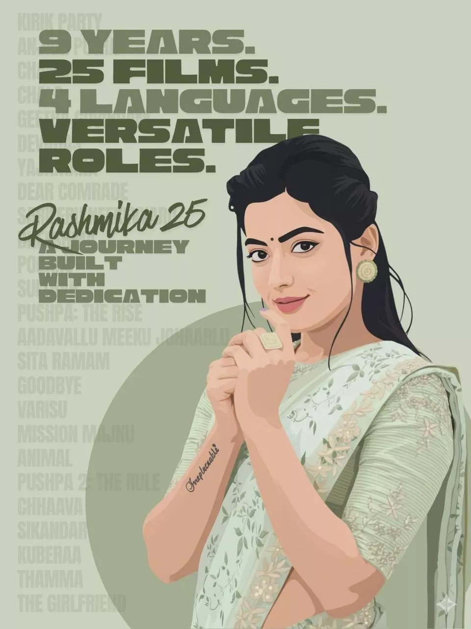 Rashmika Mandanna 9 Years In Film Industry Rashmika Mandanna 9 Years In Film Industry