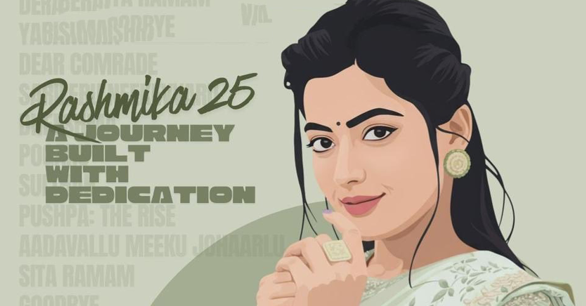Rashmika Mandanna Celebrating 9 Glorious Years In Indian Cinema