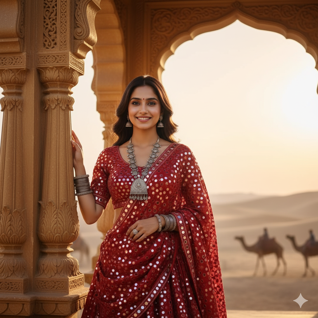 Royal Radiance In Jaisalmer Gemini AI Rajasthani Look Prompts Royal Radiance In Jaisalmer Gemini AI Rajasthani Look Prompts