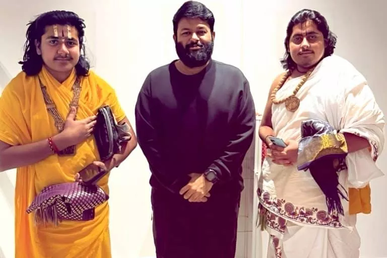 Thaman Brings Pandit Mishra Brothers