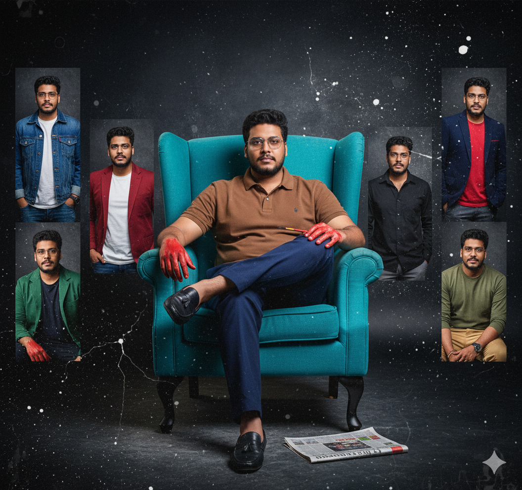 The Modern Muse Studio Composite With Grunge Texture Collage Style AI Prompt The Modern Muse Studio Composite With Grunge Texture Collage Style AI Prompt