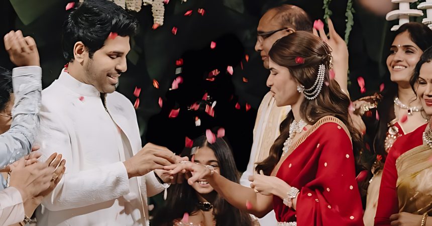 Allu Sirish And Nayanika Engagement