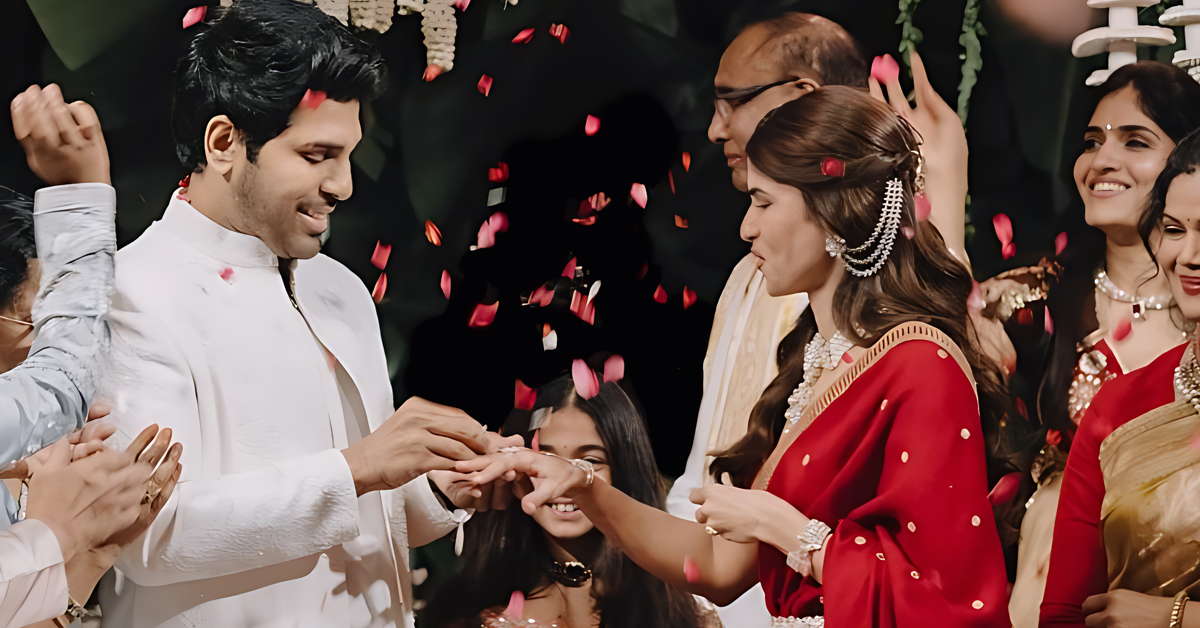 Allu Sirish And Nayanika Engagement