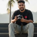 Modern Urban Photography Vibe On Concrete Steps AI Prompt