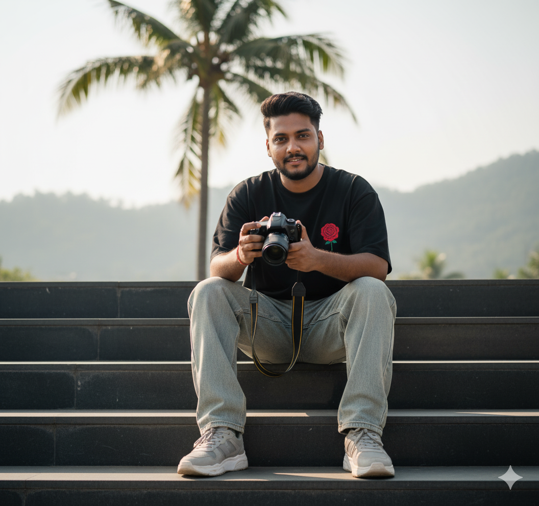 Modern Urban Photography Vibe On Concrete Steps