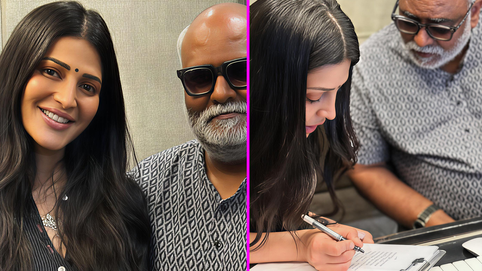 Shruti Haasan Joins MM Keeravani