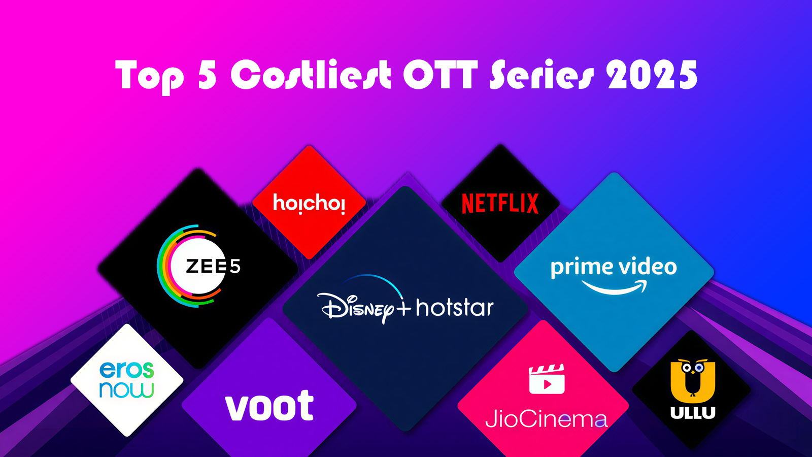 Top 5 Costliest OTT Series 2025