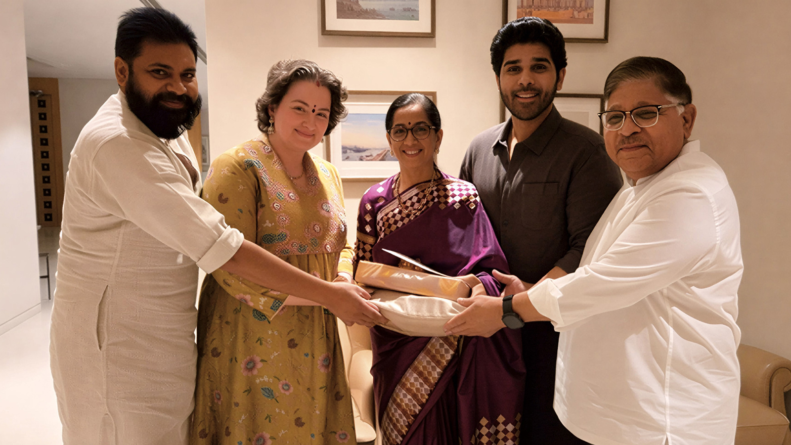 Allu Aravind Personally Invites Pawan Kalyan